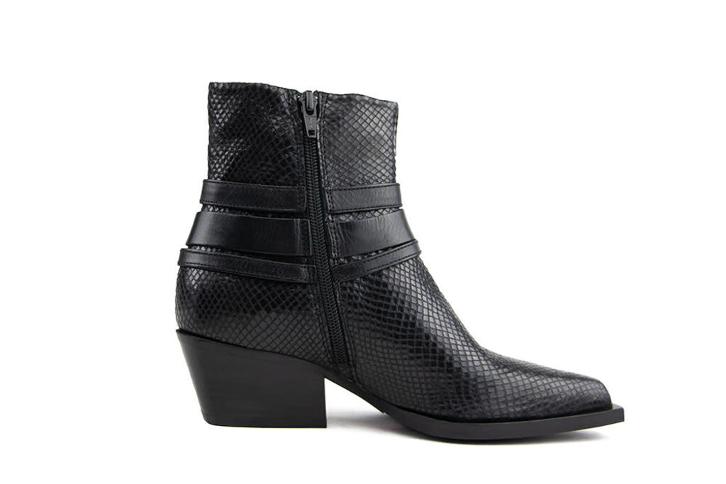 Via Vai Via Vai Ankle Boots Do Livia Kenia Combi Nero