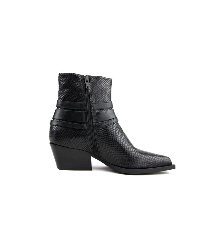 Via Vai Ankle Boots Do Livia Kenia Combi Nero