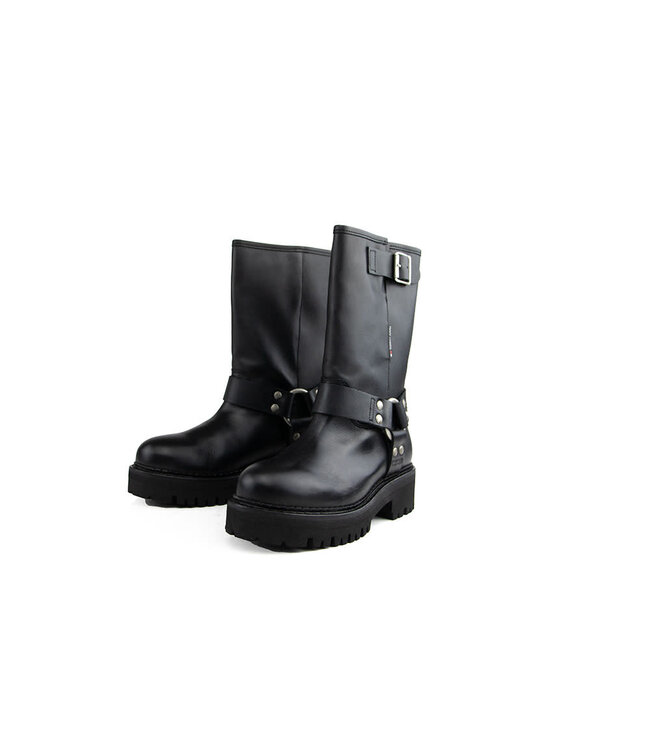 Tommy Hilfiger Jeans Urban Biker Boot Black