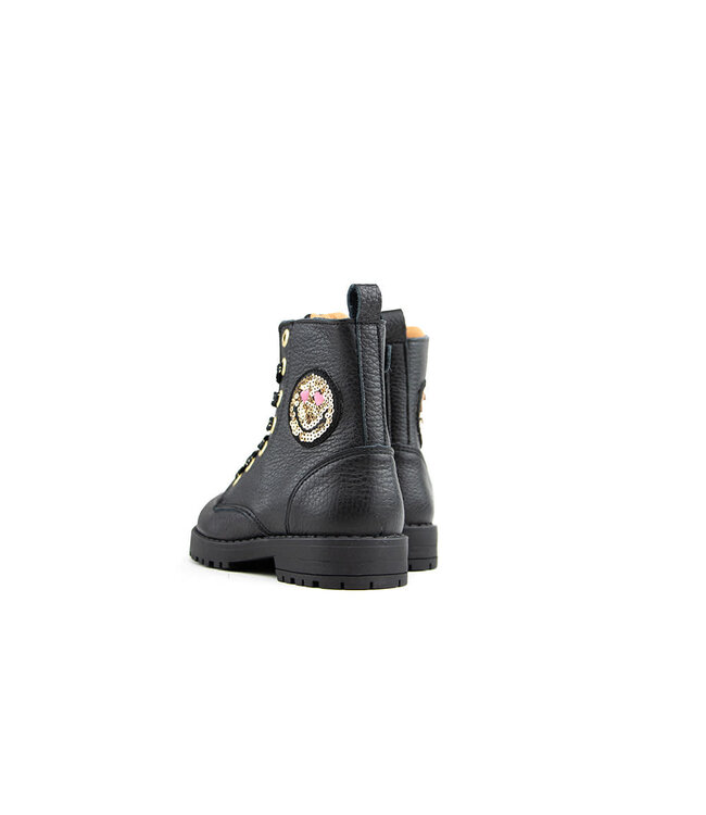 Develab Veterboot Smiley Black Nappa