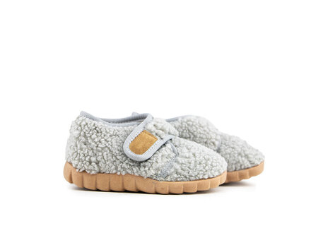 Fischer Fischer Pantoffel Grau Teddy