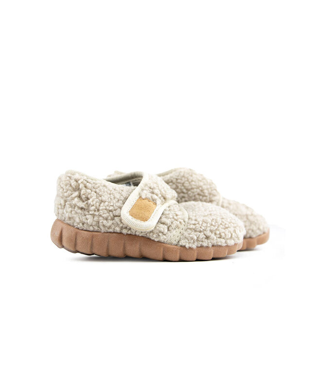 Fischer Pantoffel Sand Teddy