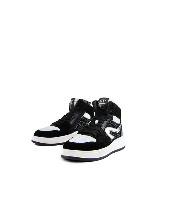 Hip Mid Sneaker Dark Silver Combi