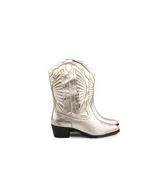 Lazamani Lazamani Western Boot Metallic Gold