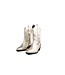 Lazamani Western Boot Metallic Gold