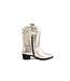 Lazamani Western Boot Metallic Gold