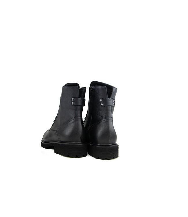 Durea Lace-up Boots Black Leather H
