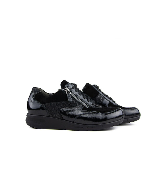 Durea Sneaker Black Patent Suède K