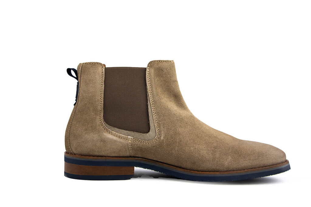 Van Lier Van Lier Chelsea Boots Amalfi Taupe Suède