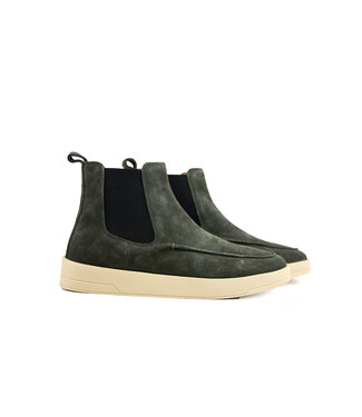 Blackstone Blackstone Chelsea Boots Green Suede