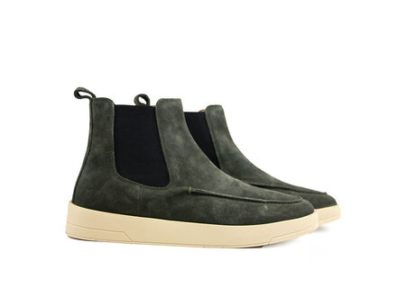 Blackstone Blackstone Chelsea Boots Green Suede Blackstone Blackstone Chelsea Boots Green Suede