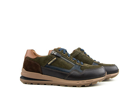 Mephisto Mephisto Sneaker Bradley Dark Brown Combi Mephisto Mephisto Sneaker Bradley Dark Brown Combi