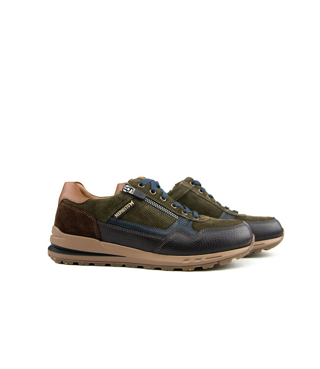 Mephisto Sneaker Bradley Dark Brown Combi