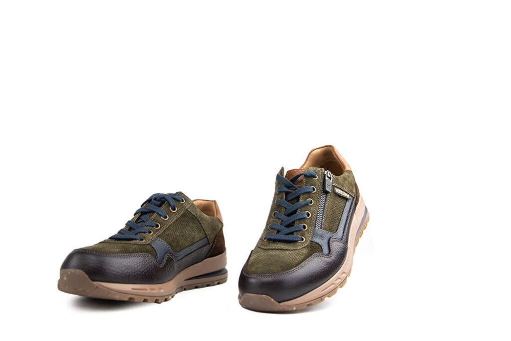 Mephisto Mephisto Sneaker Bradley Dark Brown Combi