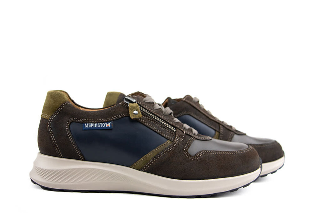 Mephisto Mephisto Sneaker Dino Walnut Old Velours