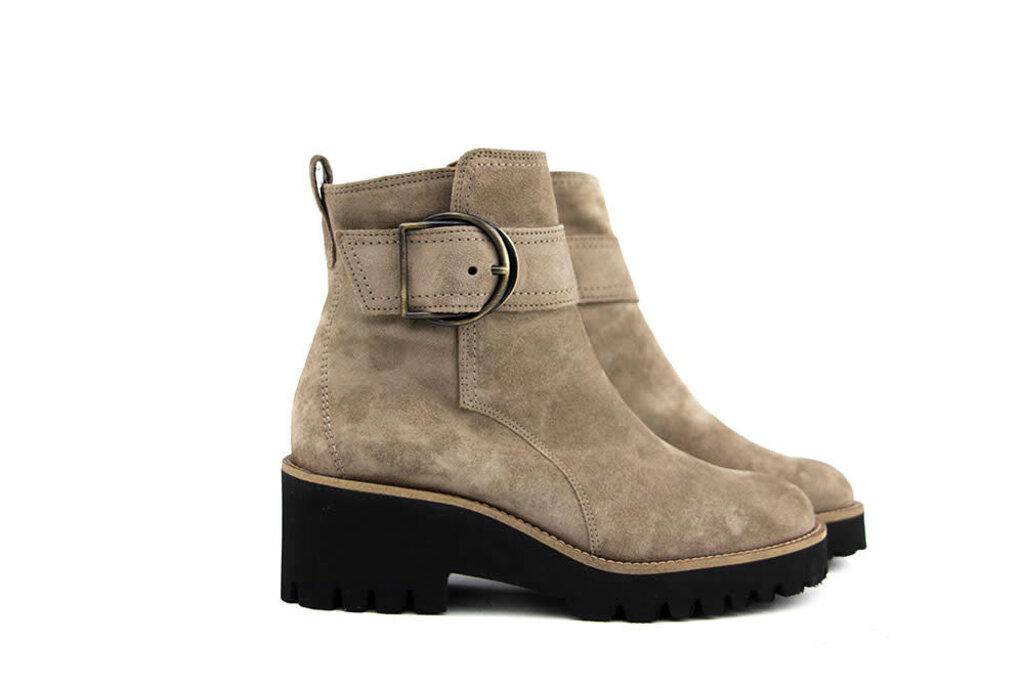 Paul Green Enkellaars Soft Suede Antilope I Worldwide Shipment Steenbergen Schoenen