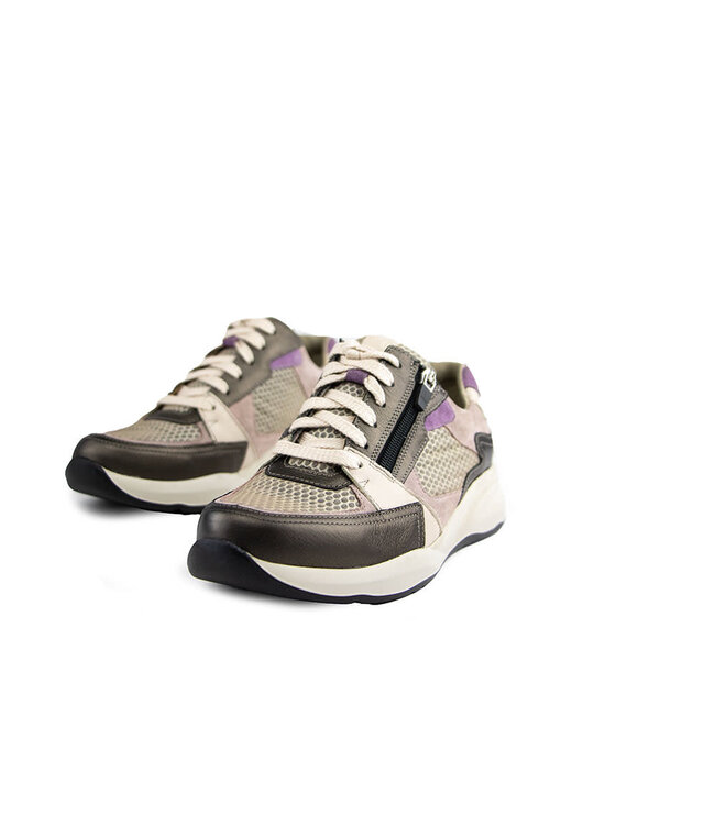 Durea Sneaker Smog Poeder Taupe Lilla