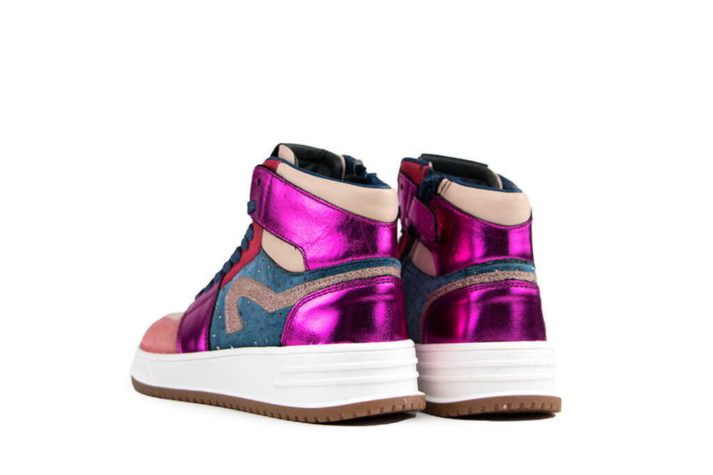 HIP Hip Hoge Sneaker Fucsia Combi