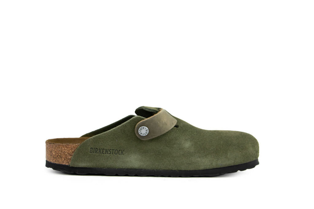 Birkenstock Birkenstock Boston LEVE Thyme Suede