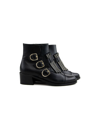 Pertini Pertini Enkellaars Studs Cesar Black