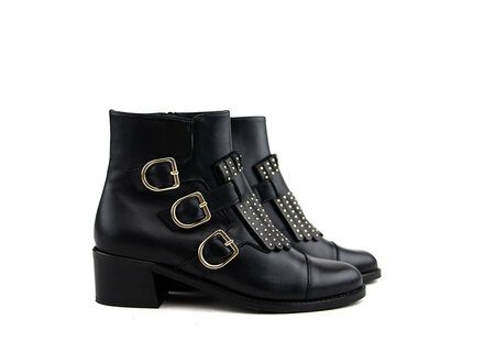 Pertini Pertini Enkellaars Studs Cesar Black Pertini Pertini Enkellaars Studs Cesar Black
