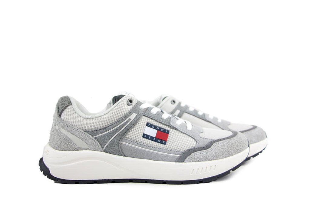 Tommy Hilfiger Tommy Hilfiger Runner Mix Material Zinc Grey