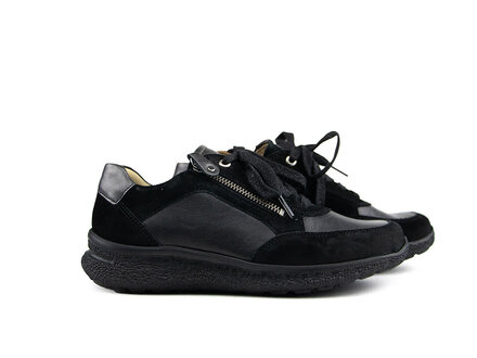 Hartjes Hartjes Rap Shoe Schwarz Velour Nappa K Hartjes Hartjes Rap Shoe Schwarz Velour Nappa K