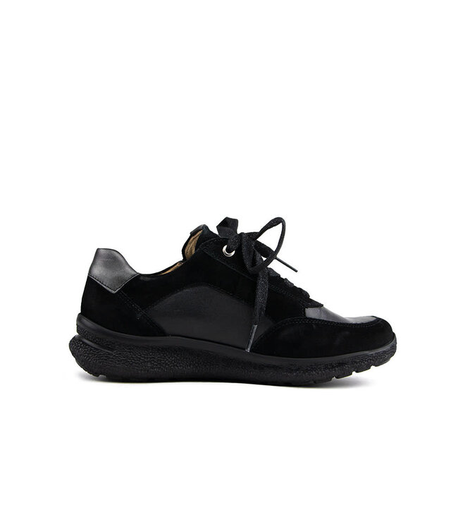 Hartjes Rap Shoe Schwarz Velour Nappa