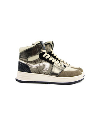 HIP Hip Hoge Sneaker Taupe Combi
