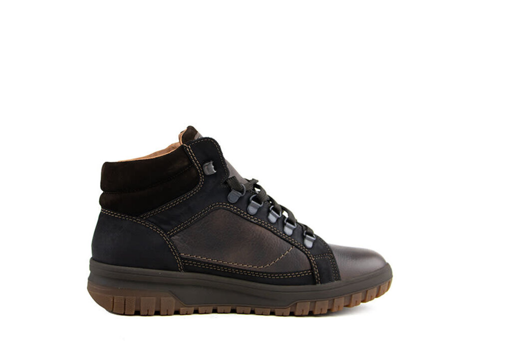 Mephisto Mephisto High Laces Pitt Dark Brown Nevada