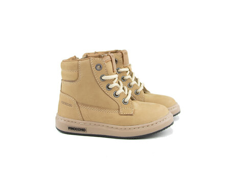 Pinocchio Pinocchio Veterboot Beige Nubuck Pinocchio Pinocchio Veterboot Beige Nubuck