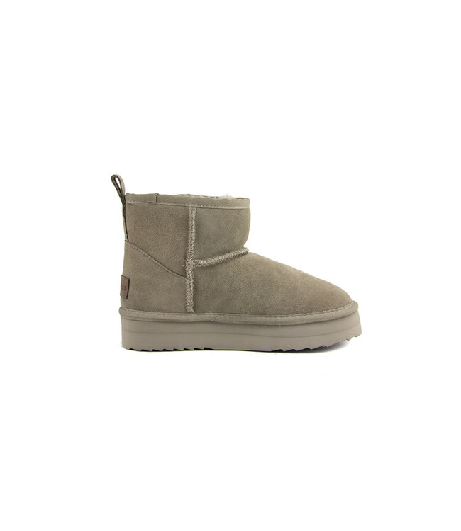 Warmbat Boots Wallaby Plateau Moss Suede