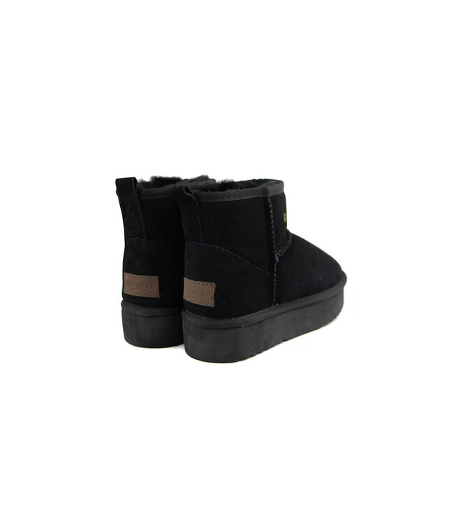 Warmbat Warmbat Boots Wallaby Plateau Black Suede