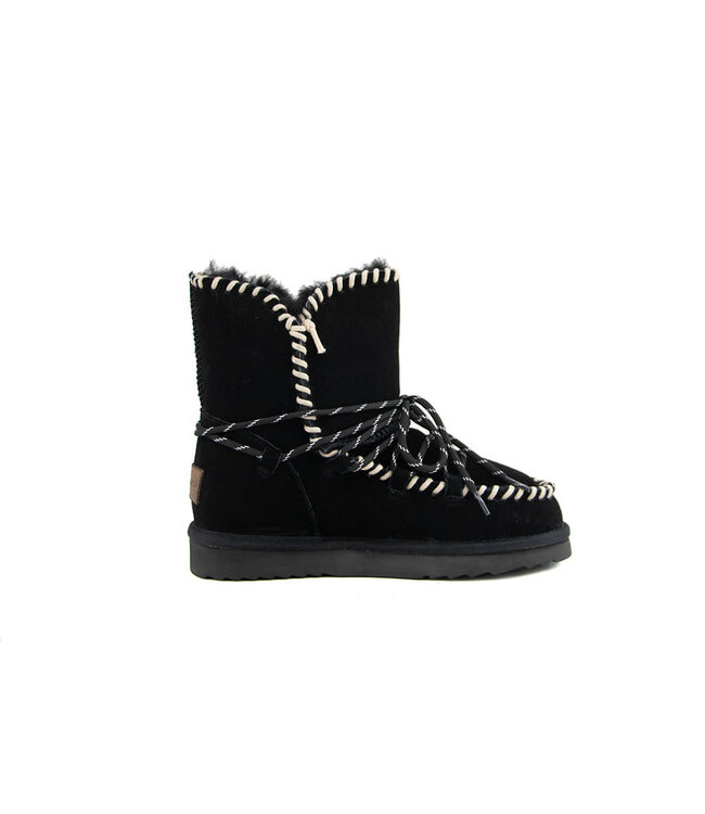 Warmbat Warmbat Boots Waturra Lace Black Suede
