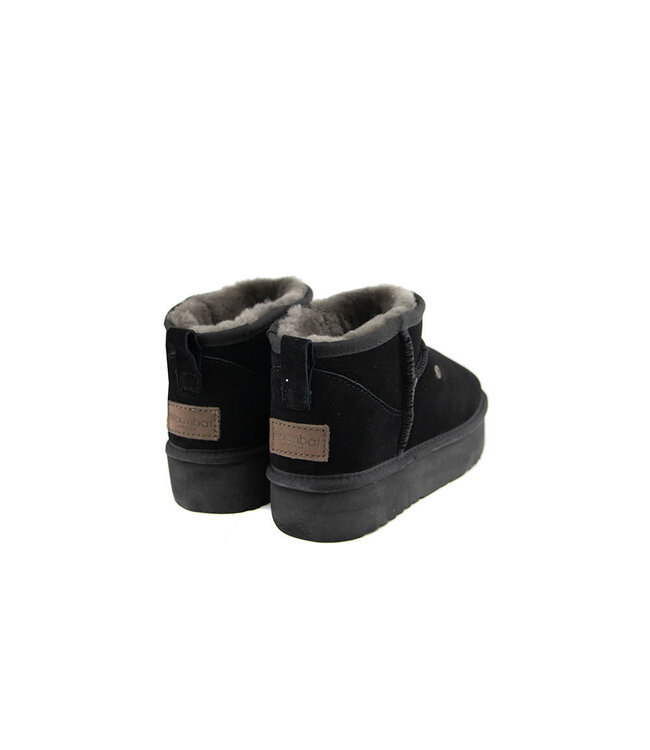Warmbat Boots Durack Plateau Black Suede
