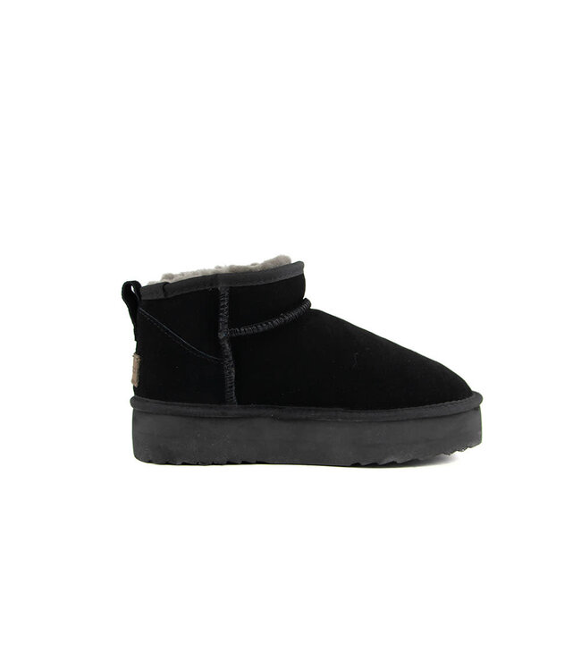Warmbat Boots Durack Plateau Black Suede
