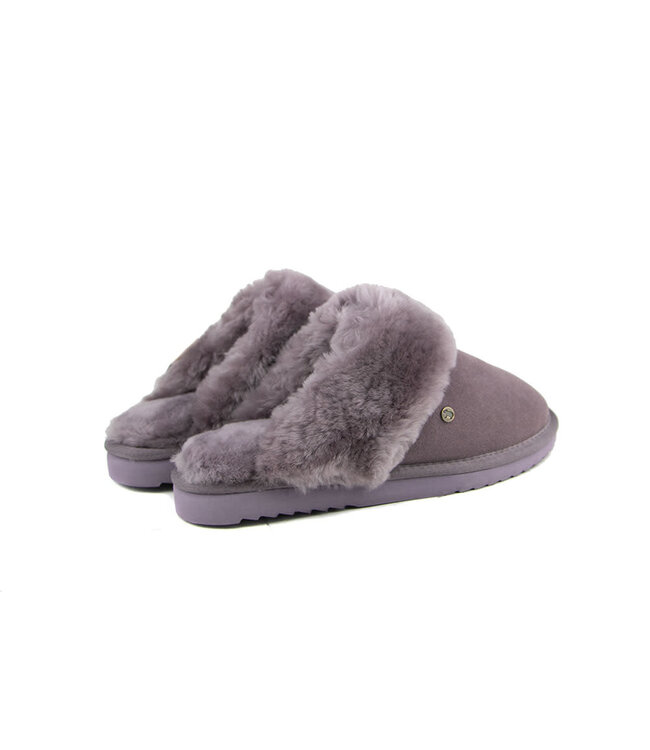 Warmbat Hausschuhe Flurry Plum Suede