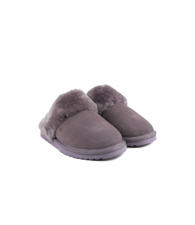 Warmbat Hausschuhe Flurry Plum Suede