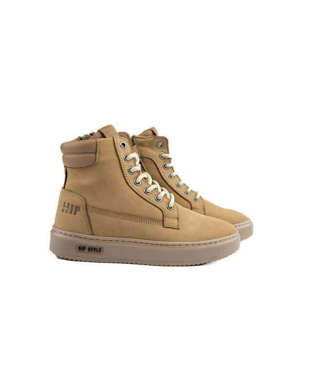 Hip Veterboot Beige Nubuck
