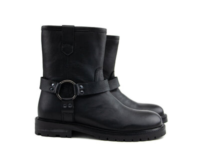 HIP Hip Bikerboot Zwart Combi