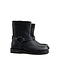 Hip Bikerboot Zwart Combi