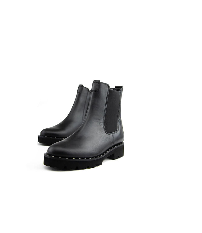 Gabor Chelsea Boots Schwarz Altsilber