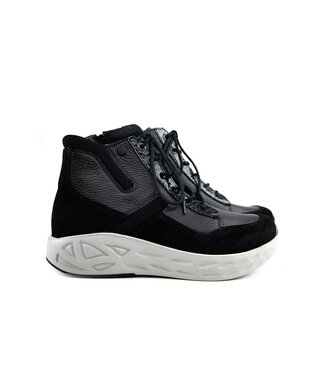 Wolky Wolky Hoge Sneaker Leap Leather Black