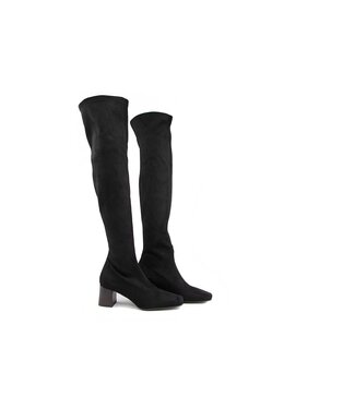 Si di Sergio Si di Sergio Overknee Laars Maxi Bota Theka Negro