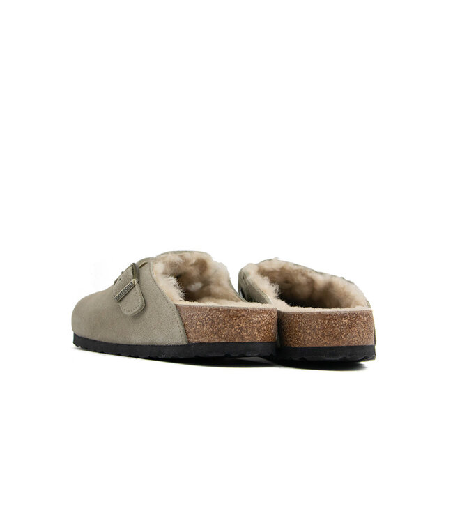 Birkenstock Boston Shearling LEVE Taupe