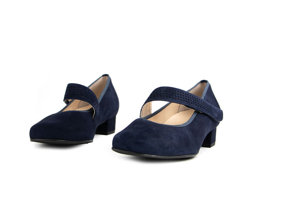 Hassia Hassia Bandschoen Blue Suede Cordoba