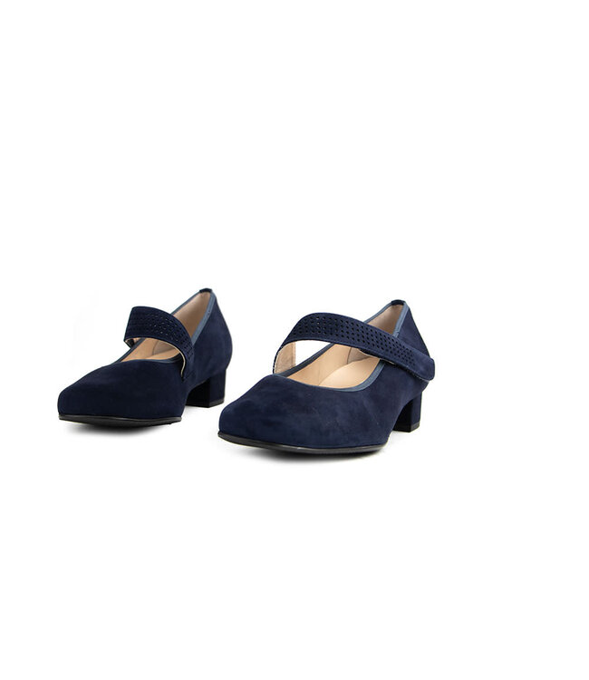 Hassia Bandschoen Blue Suede Cordoba