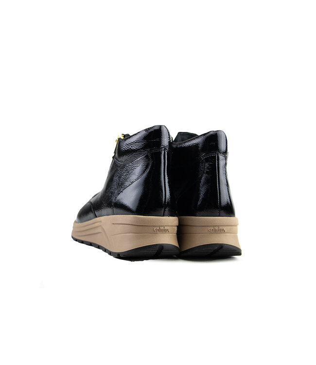 Solidus Hoge Sneaker Karma Schwarz Lack
