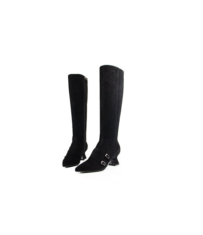 Lilian Laars Gesp Nero Camoscio