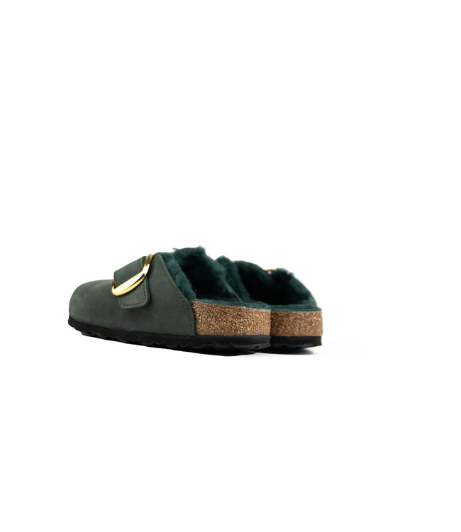 Birkenstock Boston Big Buckle Shearling Thyme